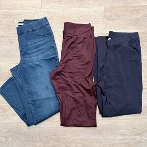 Womens Pull On Pants size 12 bundle lot
